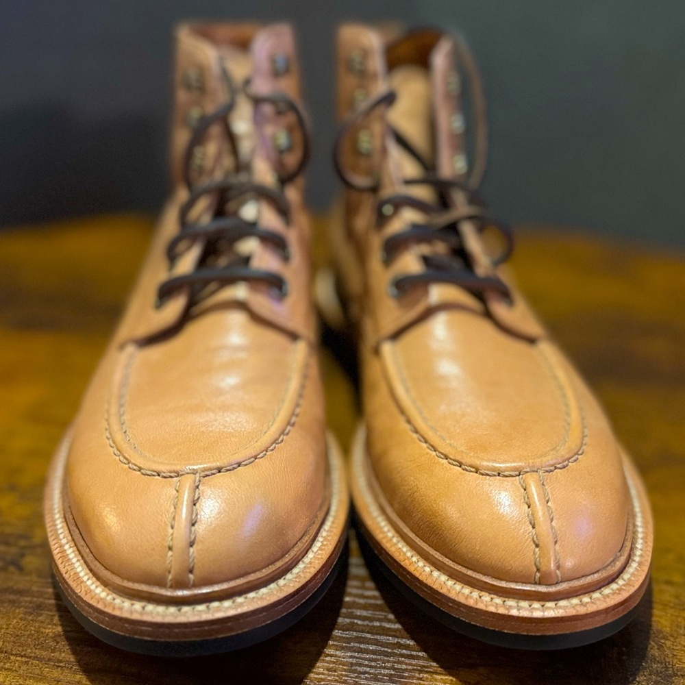 Grant Stone Ottawa Boot 9D Natural Kangaroo